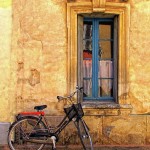 bicycle and window in france